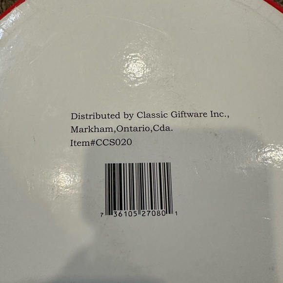 🎁 Never used new in box  -Set of 4 Snowman Coffee Mugs & plates - Picture 5 of 5